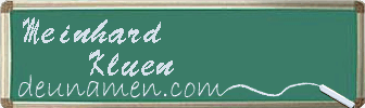 Meinhard Kluen Visitenkarte